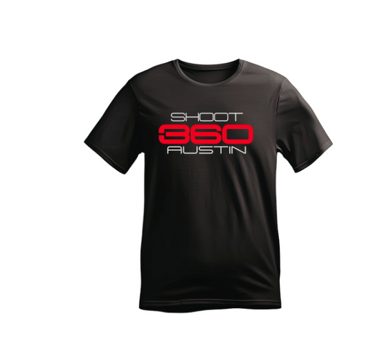 Shoot 360 Austin Black Original Dri-Fit Shirt